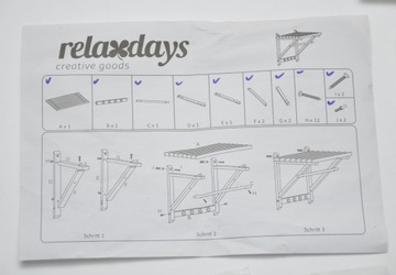 Полка для ванной Relaxdays 35 x 60 x 30 см