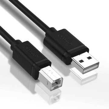 Кабель Unitek Y-C421GBK USB 2.0 AM-BM, 5 м