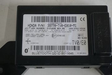 HONDA CIVIC IX 2012R MODUL BLUETOOTH 39770-TV0-E010-M1 NR.88