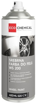 ECOCHEMICAL WS 200 SREBRNA FARBA DO FELG 400ml