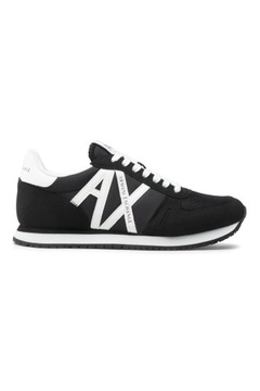 ARMANI EXCHANGE Czarno-białe sneakersy 44