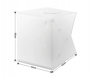 Namiot bezcieniowy PULUZ + 2x lampa LED + 6x Tło