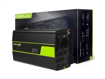 Преобразователь GREEN CELL Чистая синусоида 24 В/230 В
