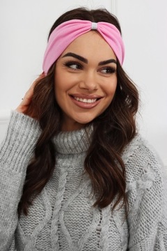 ЖЕНСКАЯ ПОВЯЗКА НА ГОЛОВУ УШИ КРУЖКИ ТЮРБАН ТЕПЛЫЙ УЗЕЛ ПЕРЕМЕСТАЮЩИЙСЯ ЦВЕТ