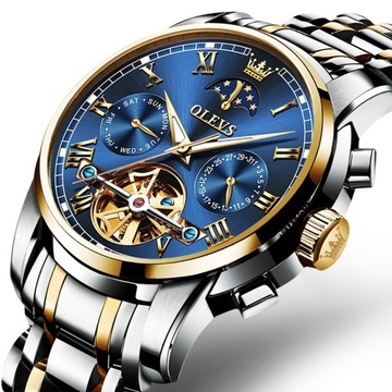OLEVS 6617 Mechaniczny Męski Moda Zegarki