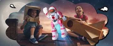 Программируемый музыкальный танцующий игрушечный робот - Pink Warrior