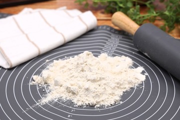Силиконовая доска, большой коврик для теста + скалка.