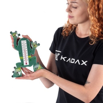 НАРУЖНЫЙ ОКОННЫЙ ТЕРМОМЕТР ДЛЯ ОКОННЫХ ПРИСОСОК САМОКЛЕЯЩАЯСЯ ЛЯГУШКА KADAX