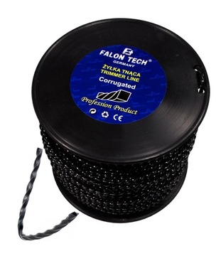 ŻYŁKA TNĄCA DO KOSY KOS 2,4 mm 1BL 115 M KARBOWANA