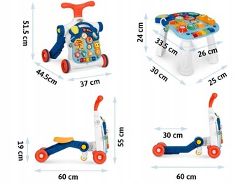 ОБРАЗОВАТЕЛЬНАЯ ДОСКА ИНТЕРАКТИВНЫЙ НАСТОЛ САМОКАТ ВЕРХОВАЯ ДОСКА ПУШЕР RICOKIDS