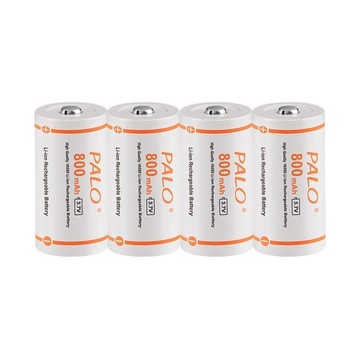 4 sztuki baterii CR123A 800mAh 3,7V litowo-jonowa 16340 akumulator