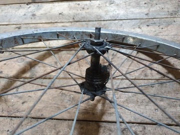 ВИНТАЖНЫЕ ВЕЛОСИПЕДНЫЕ КОЛЕСА ROMET 425 ММ ДИСКИ ПЕРЕДНИЕ PRL