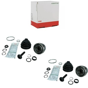 2× SCHAEFFLER FAG 771 0010 30 SADA KLOUBU HŘÍDEL HNACÍ
