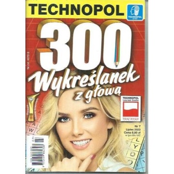 WYKREŚLANKI 300 WYKREŚLANEK z głową 7/2023