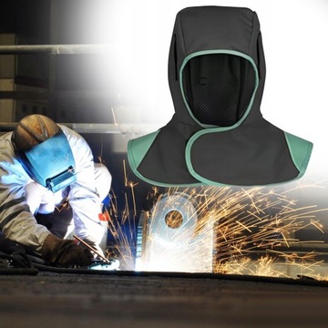 Дышащий сварочный капюшон черный