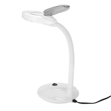 Настольная светодиодная лупа холодного света, 3-кратная увеличительная лампа, подводка для глаз, маникюр