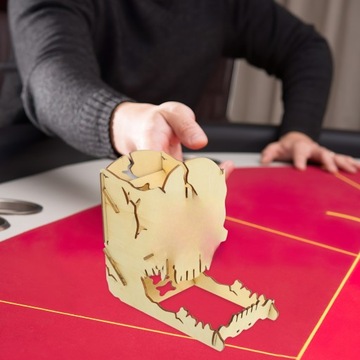 БАШНЯ ПОДЕЛКИ ЧЕРЕП КОСТИ ДОСУГ РАЗВЛЕЧЕНИЯ НАСТОЛЬНАЯ ИГРА ДЕРЕВЯННЫЙ РОЛИК