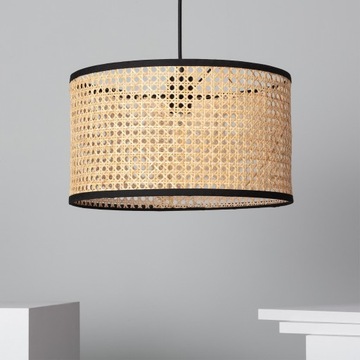 Naturalna lampa wisząca boho 1xE27