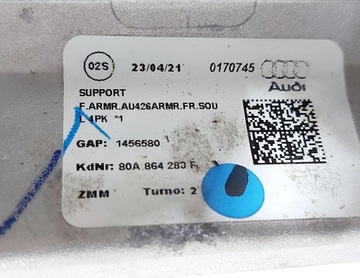 AUDI Q5 80A 21R. LOKETNÍ OPĚRKA KŮŽE TUNEL CENTRÁLNÍ 80A864283F