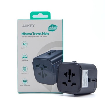 Uniwersalny podróżny adapter gniazda sieciowego pasuje w 150 krajach