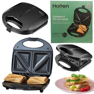 Opiekacz Hoffen SM-3159 czarny 750 W