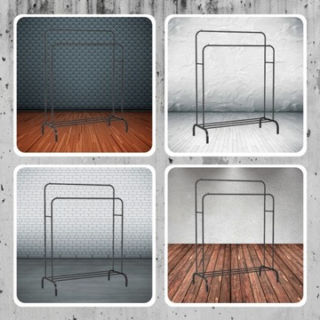 Одежда двойной металлическая вешалка стояла шкаф шкаф шкаф