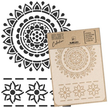 Szablon SCRAPBOOKING decoupage // A5 // MANDALA