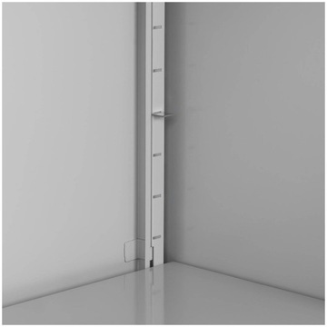 МЕТАЛЛИЧЕСКИЙ ОФИСНЫЙ ШКАФ С 2 ПОЛКАМИ ЗАМОК МАСТЕРСКАЯ