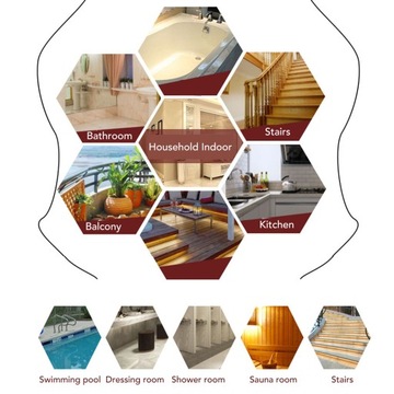 Świecący znacznik schodów świecący w ciemności