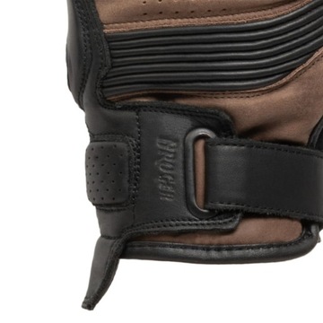 BROGER OHIO VINTAGE BROWN коричневые перчатки БЕСПЛАТНО