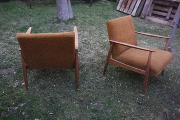 Кресло Кресла из Польской Народной Республики, такие как Херовский Лисек Хома Кендзиорек Халас Патычак