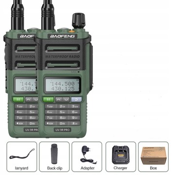 2x Krótkofalówka Baofeng UV-9R Pro 10W nowość IP68