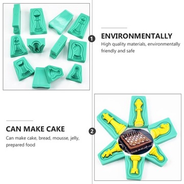 Шахматные наборы, желейная смола, шахматная форма, воск P