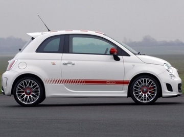 NÁLEPKA PÁSY BOČNÍ FIAT 500 (2007+)