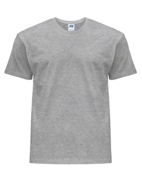 T-SHIRT KOSZULKA MĘSKA JHK SZARA GREY MELANGE S
