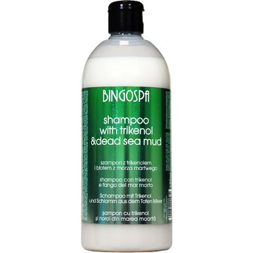 SZAMPON PRZECIWŁUPIEŻOWY Z TRIKENOLEM I BŁOTEM Z MORZA MARTWEGO 500 ml