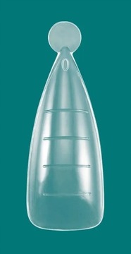 ВЕРХНЯЯ ФОРМА ДВОЙНАЯ ДЛЯ АКРИЛОВОГО ГЕЛЯ 120 ШТ 5 ФОРМА РУССКИЙ МИНДАЛЬ БАЛЛЕРИНА