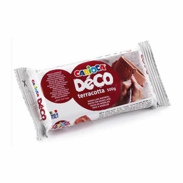Masa modelarska Carioca Deco 500g terakota