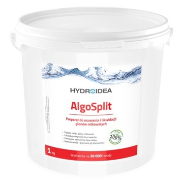 HYDROIDEA AlgoSplit likwiduje glony nitkowate | Usuwa WATĘ NICI w OCZKU 1kg