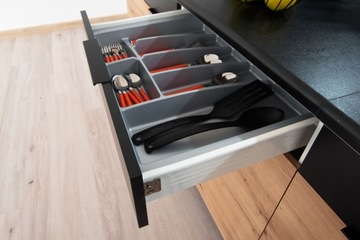 Комплект кухонной мебели 240 см Дуб Артизан/Черный STILA кухонная мебель