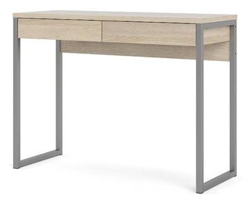 Biurko prostokątne 2 szuflady 102x40 dąb sonoma komputerowe FUNCTION