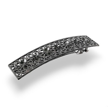 Spinka do włosów Metalowa Automatyczna z cyrkoniami