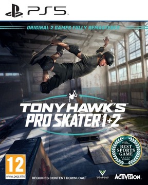 TONY HAWK'S PRO SKATER 1+2, компакт-диск для PS5 + БЕСПЛАТНО
