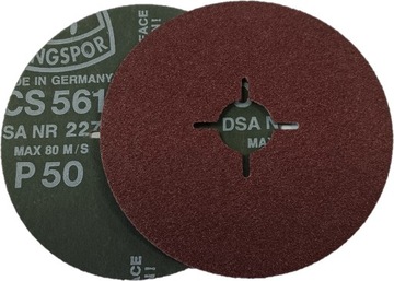 Krążek fibrowy Klingsport Fi 115mm gr. 50 CS561