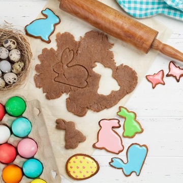 Металлические формочки для печенья на Пасху Набор из 12 шт.