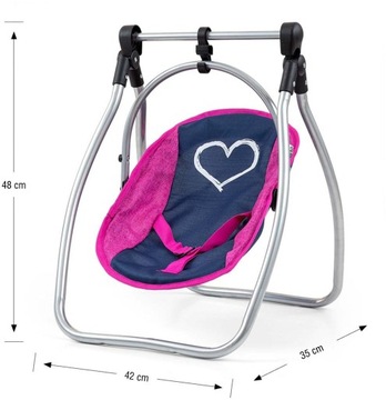 Кукольный набор Milly Mally 4in1 Качели-кровать