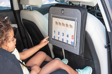 Поднос Dooky Travel, столик 2-в-1 на заднее сиденье, место для планшета