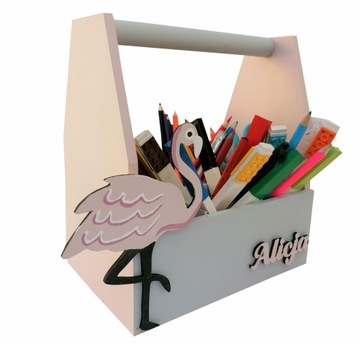 ORGANIZER NA BIURKO DLA DZIECKA Z IMIENIEM