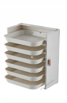 PÓŁKA Z 6 SZUFLADAMI ORGANIZER KUCHENNY