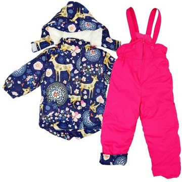 ZIMOWY KOMBINEZON 2częściowy SARENKI 2kolory r 104